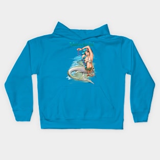 The beach is my happy place! Kids Hoodie